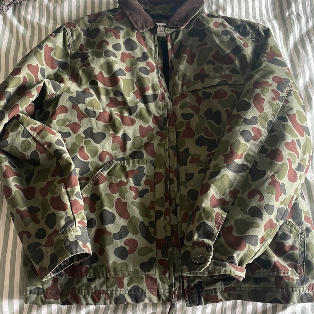 Old Navy duck camo jacket